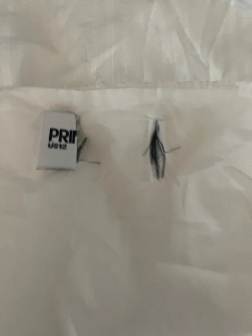 Princess Polly White Montserrat tonal stripe babydoll dress - Picture 7 of 7